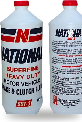 National DOT-3 brake fluid
